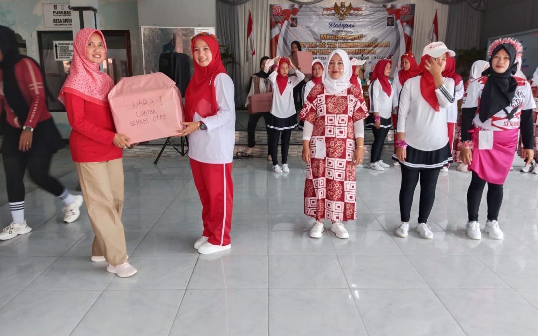 Desa Cisuru Gelar Lomba Senam CTPS, Semarakkan HUT RI ke-80