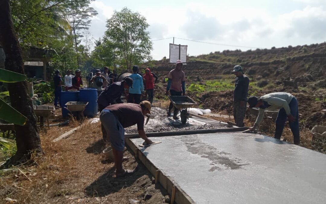 PEMERINTAH DESA CISURU REALISASIKAN PEMBANGUNAN RABAT BETON JL. H. NUR DARI APBDES 2026