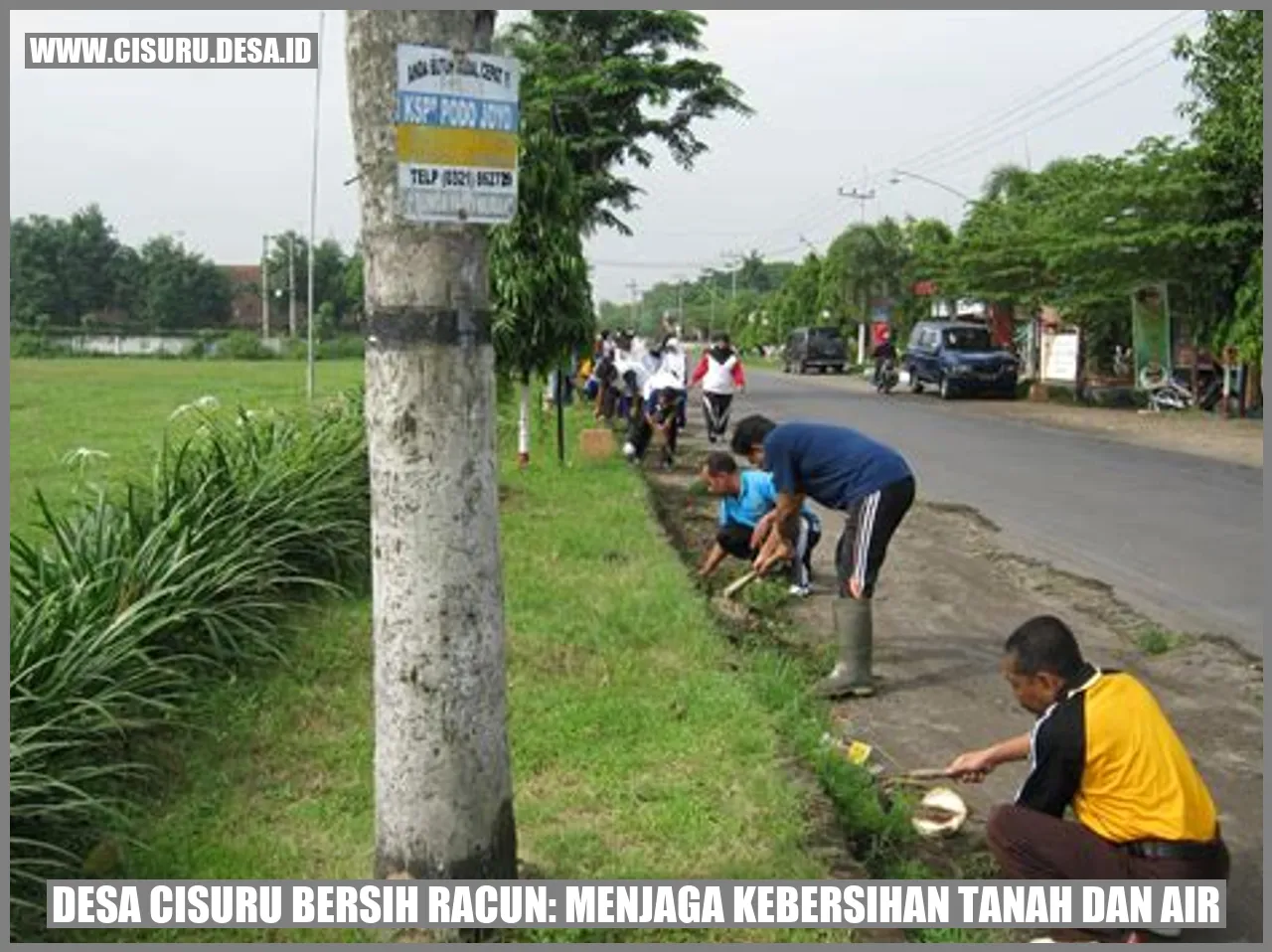 Desa Cisuru Bersih Racun: Menjaga Kebersihan Tanah dan Air