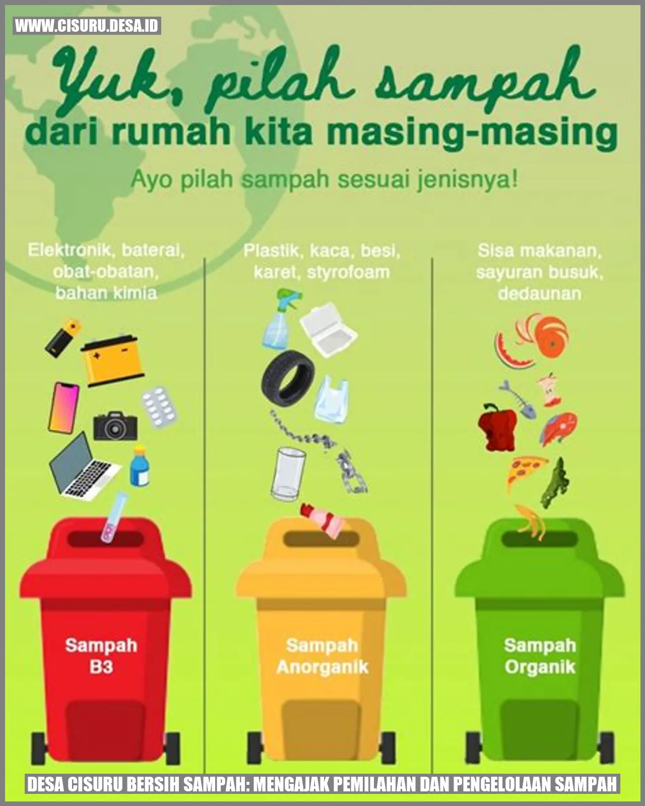 Desa Cisuru Bersih Sampah: Mengajak Pemilahan dan Pengelolaan Sampah