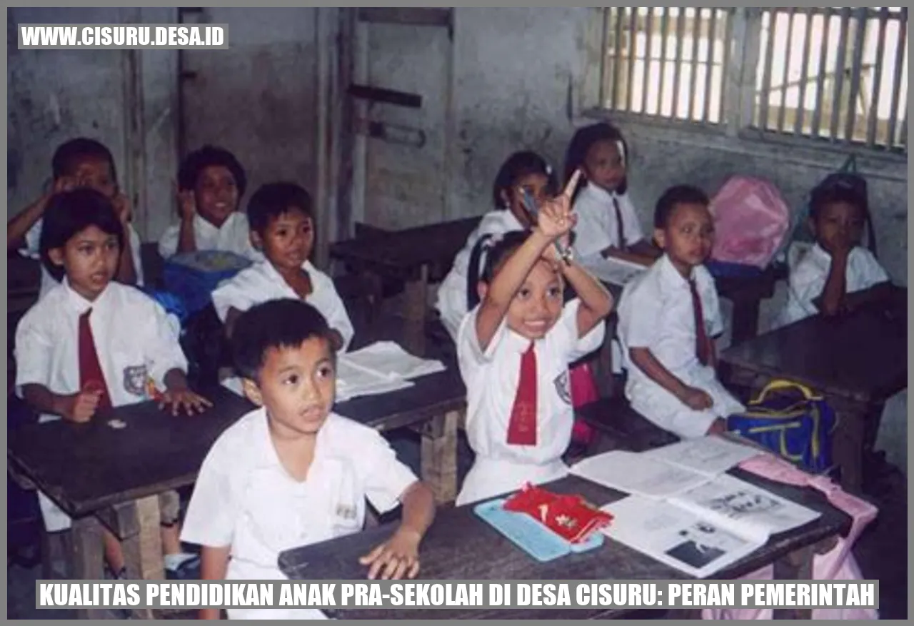 Kualitas Pendidikan Anak Pra-Sekolah di Desa Cisuru: Peran Pemerintah