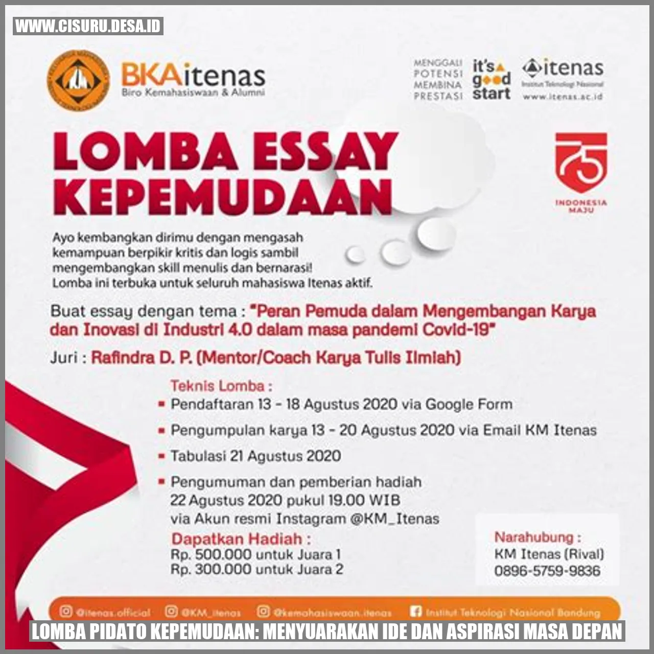 Lomba Pidato Kepemudaan: Menyuarakan Ide dan Aspirasi Masa Depan