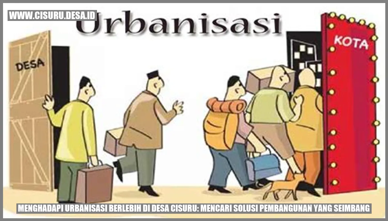 Urbanisasi di Desa Cisuru