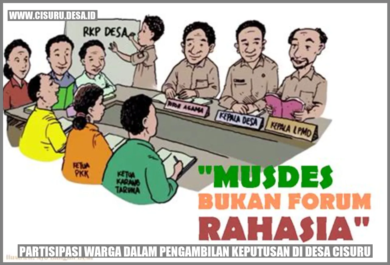 Partisipasi Warga dalam Pengambilan Keputusan di Desa Cisuru