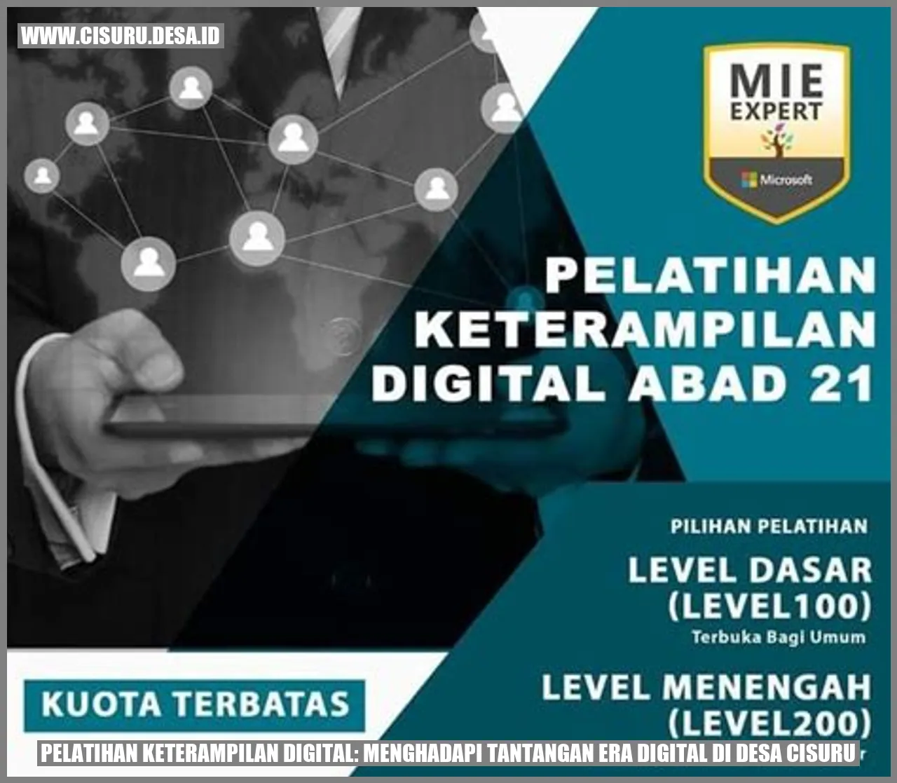 Pelatihan Keterampilan Digital di Desa Cisuru