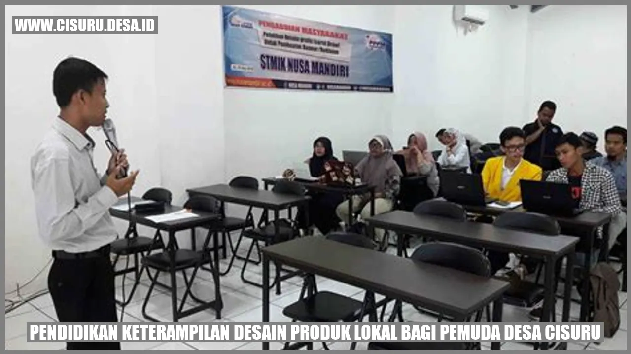 Pendidikan Keterampilan Desain Produk Lokal bagi Pemuda Desa Cisuru