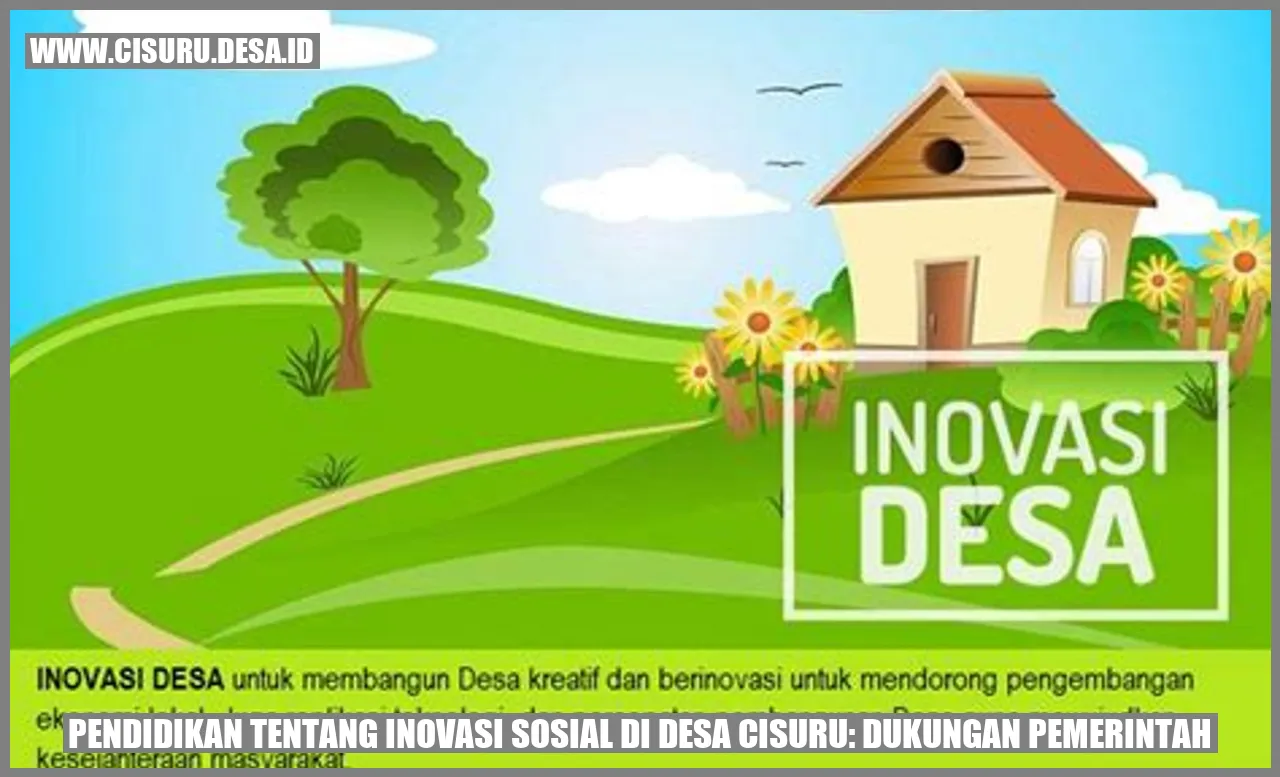 Inovasi Sosial di Desa Cisuru