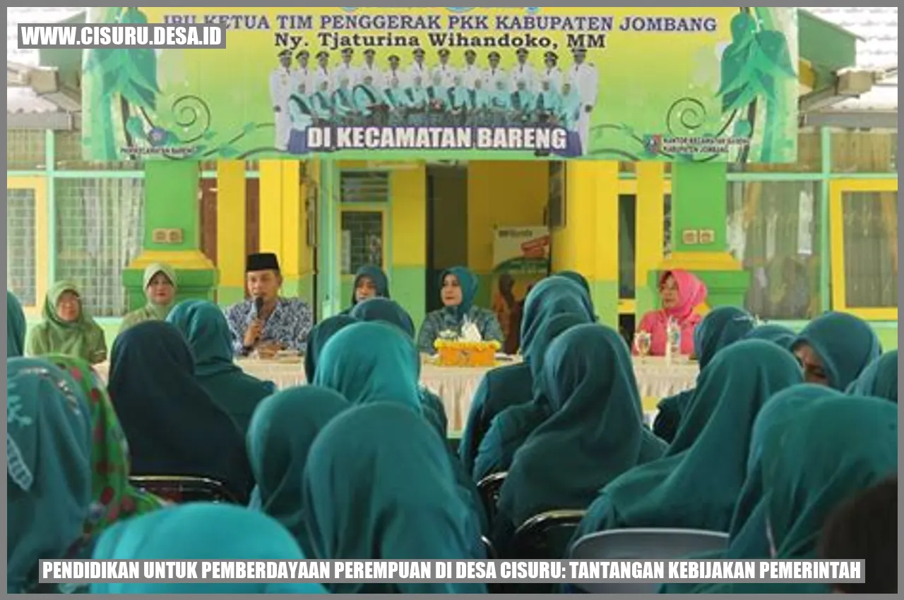 Pendidikan untuk Pemberdayaan Perempuan di Desa Cisuru: Tantangan Kebijakan Pemerintah