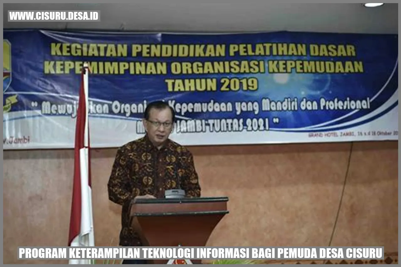 Program Keterampilan Teknologi Informasi bagi Pemuda Desa Cisuru