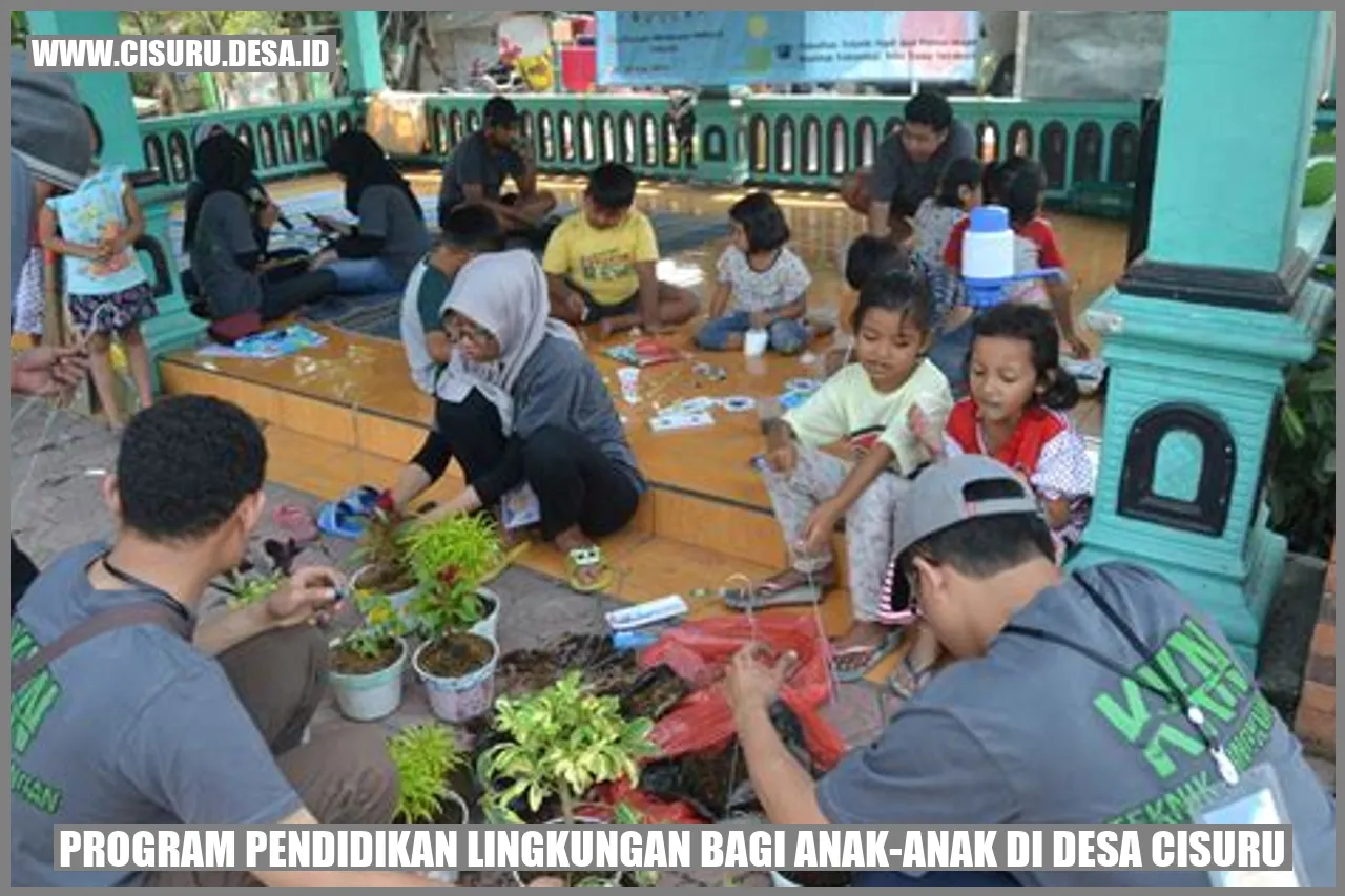 Program Pendidikan Lingkungan bagi Anak-anak di Desa Cisuru